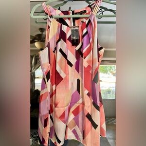 Nwts • WHBM Stretch silk tank blouse size 6